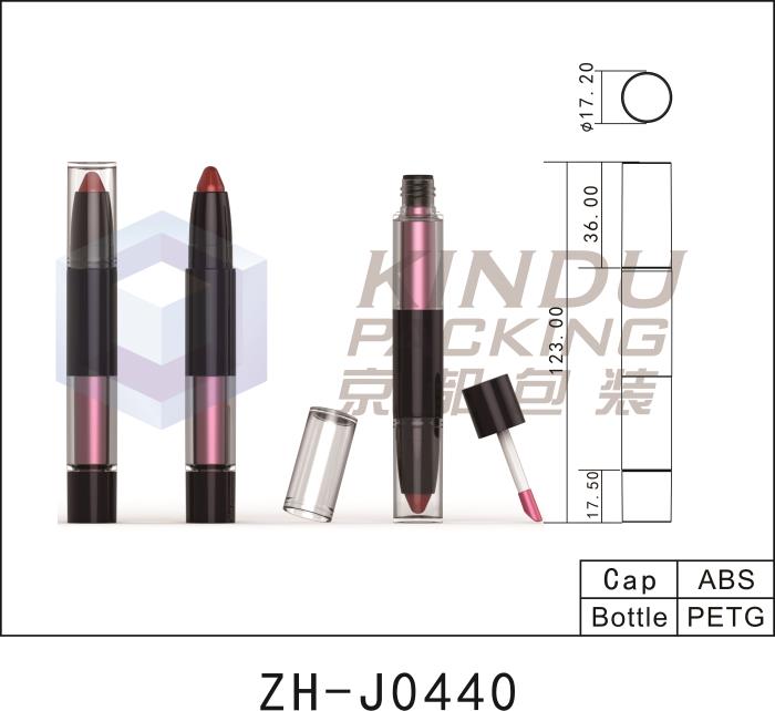 Double-ended Lip Gloss + Lipstick Packaging ZH-J0440